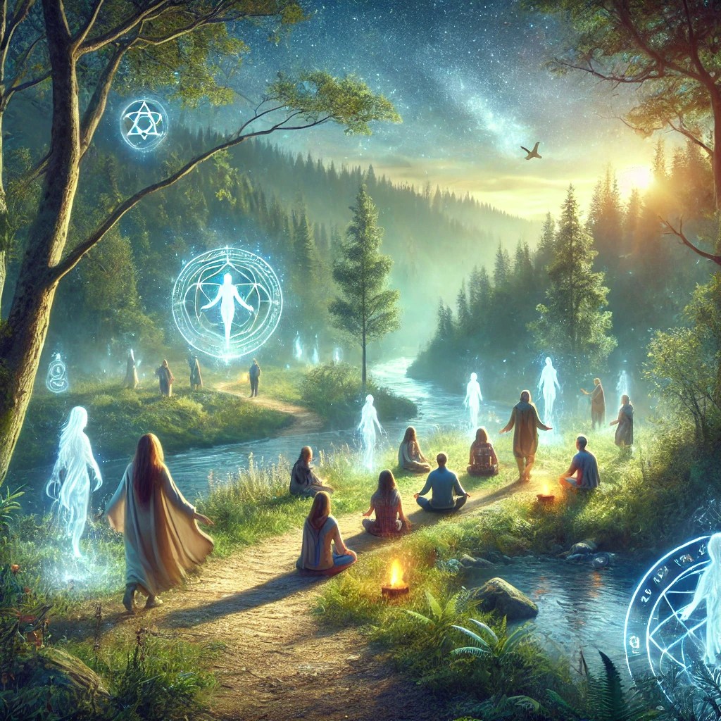 Voyages et excursions d'un monde spirituel